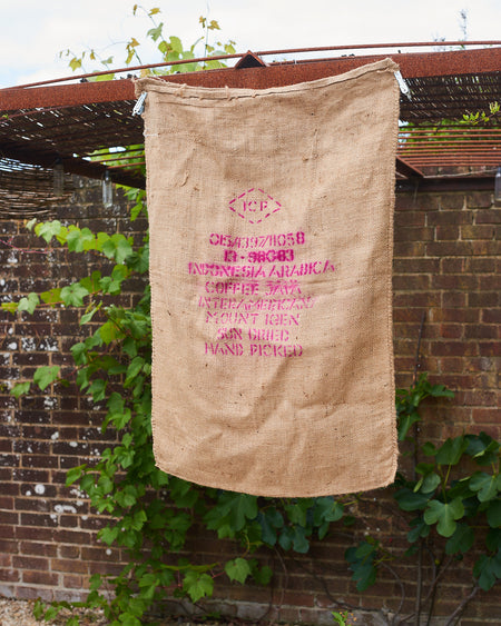 recycled coffe sacks